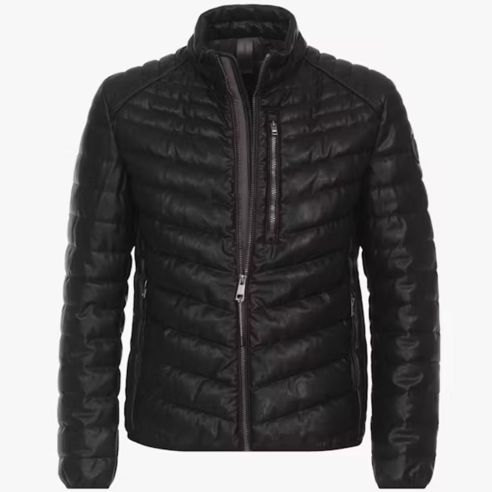 CASAMODA QUILTED JACKET MEN BLACK